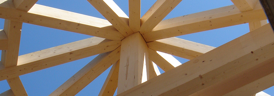 Example of roof and timber framework realized by GDB New Charpente